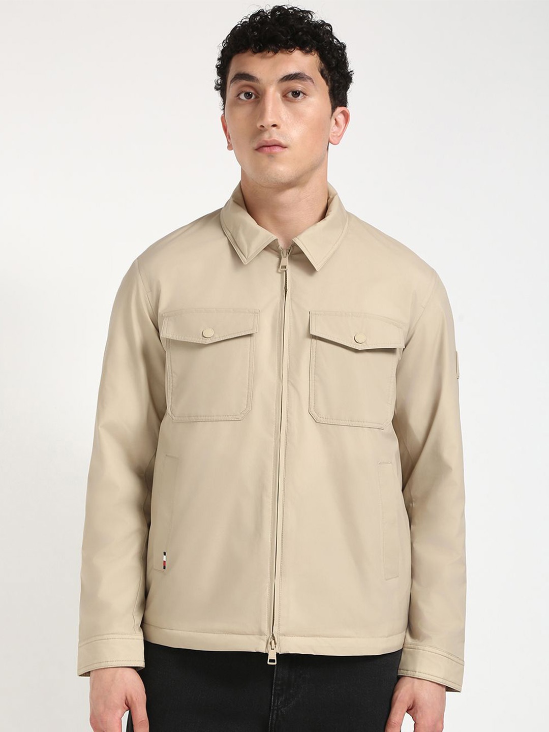 

Tommy Hilfiger Men Relaxed Opaque Casual Shirt, Khaki