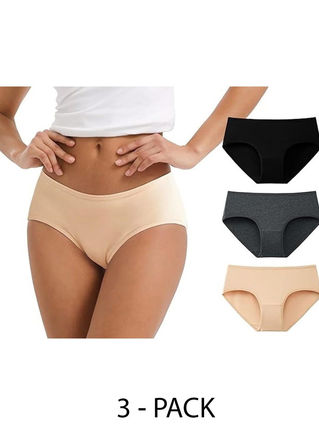 

Diving Deep Pack of 3 Hipster Briefs, Multi