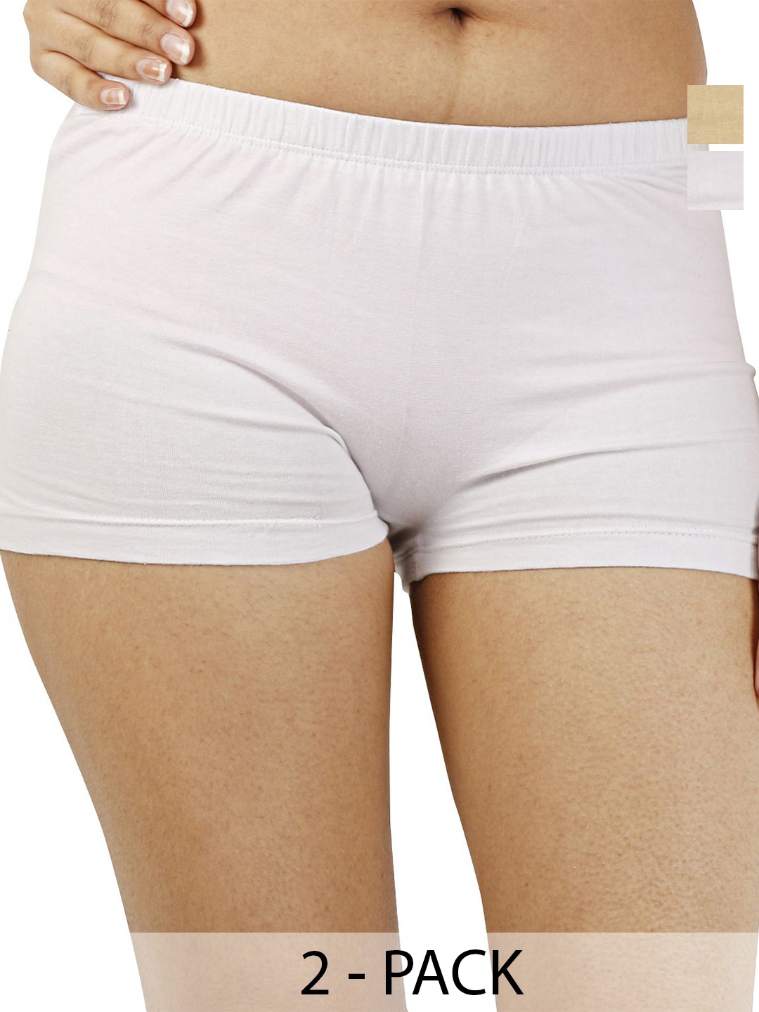 

Diving Deep Pack of 2 Boy Shorts Briefs, Beige