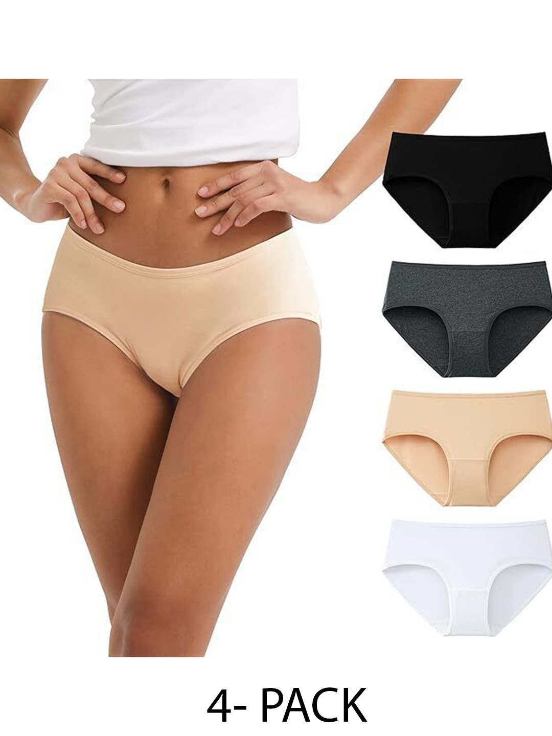 

Diving Deep Pack of 4 Hipster Briefs, Multi
