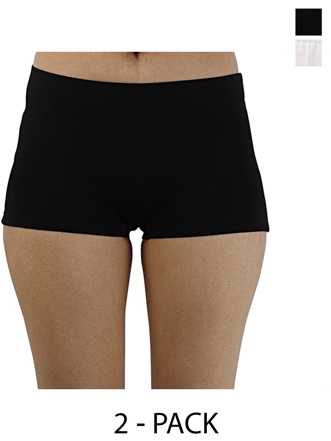

Diving Deep Pack of 2 Boy Shorts Briefs, White
