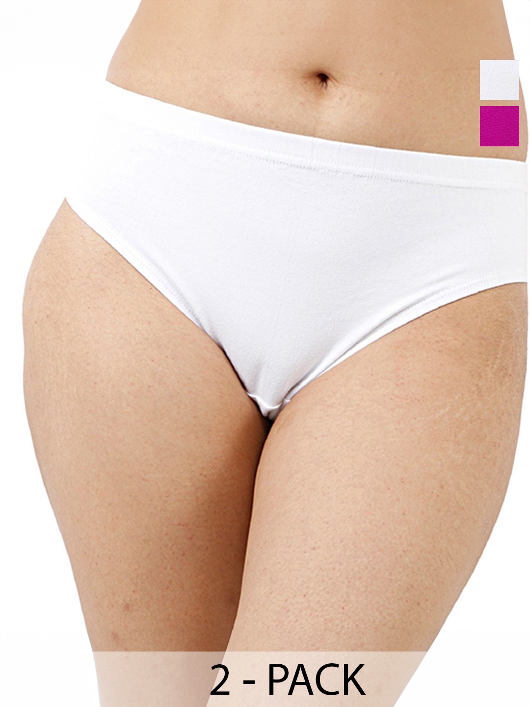 

Diving Deep Women Pack of 2 Cotton Hipster Briefs, Assorted