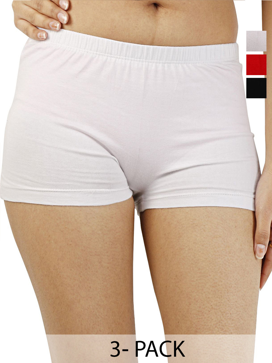 

Diving Deep Pack of 3 Boy Shorts Briefs, Black