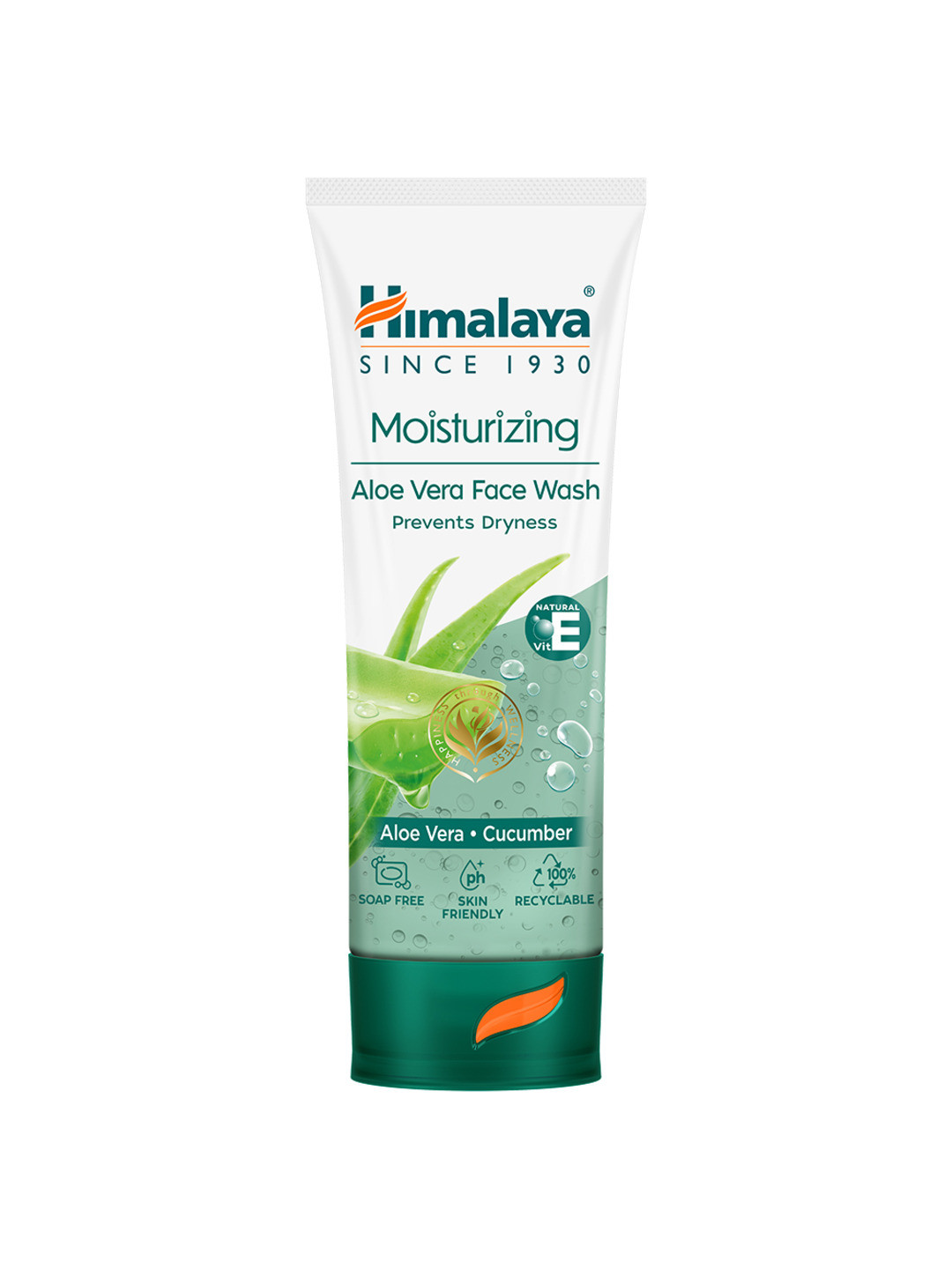 

Himalaya Moisturizing Aloe Vera Face Wash Prevents Dryness - 50ml, White