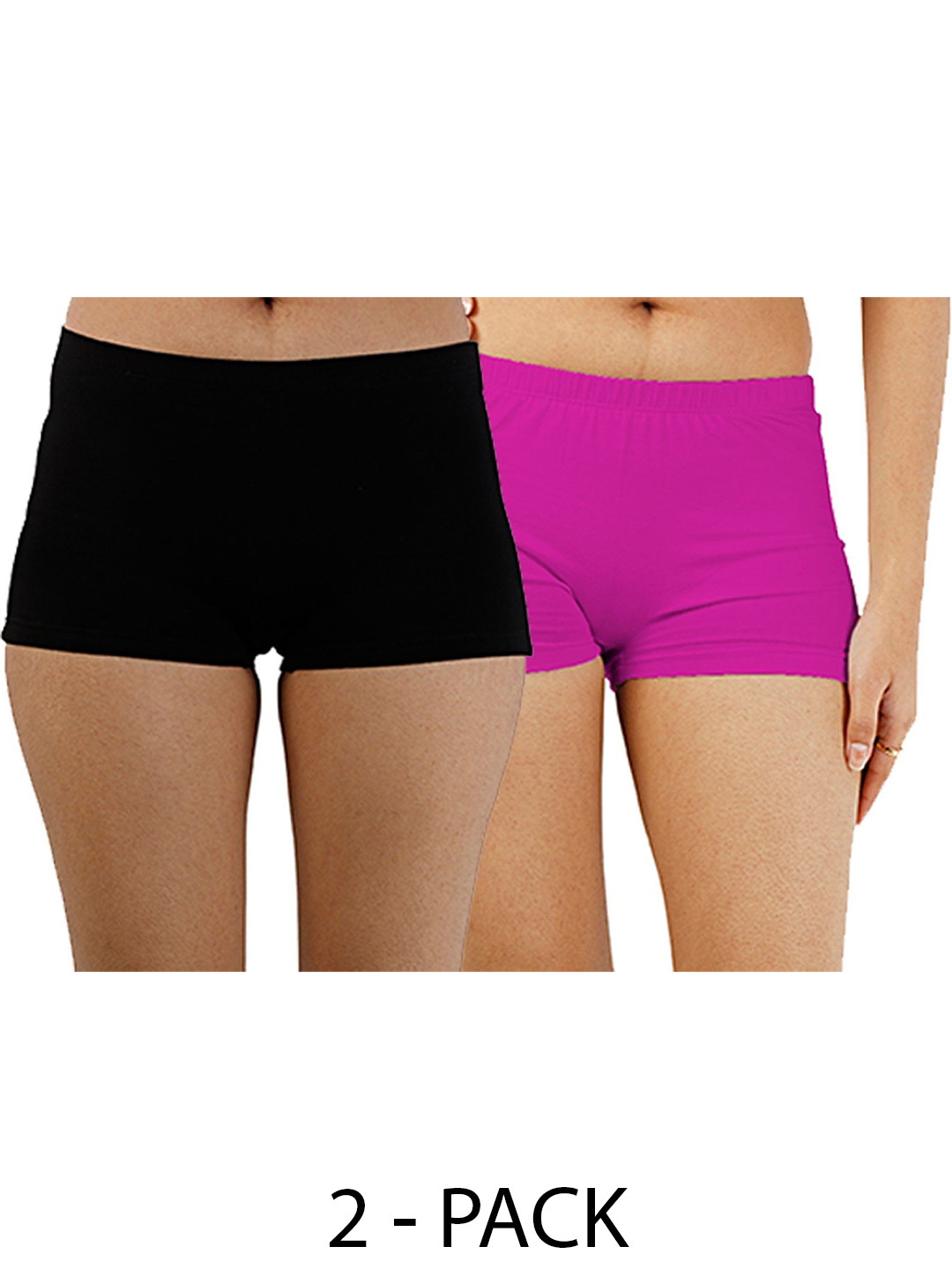 

Diving Deep Pack of 2 Boy Shorts Briefs, Black