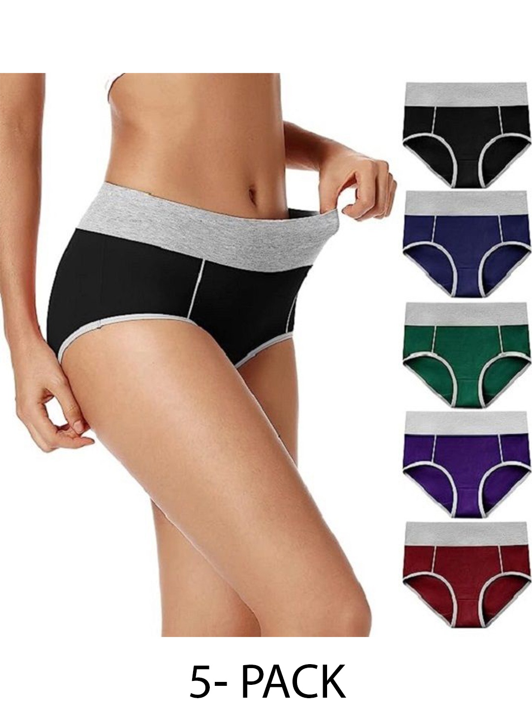 

Diving Deep Pack of 5 Hipster Briefs, Multi