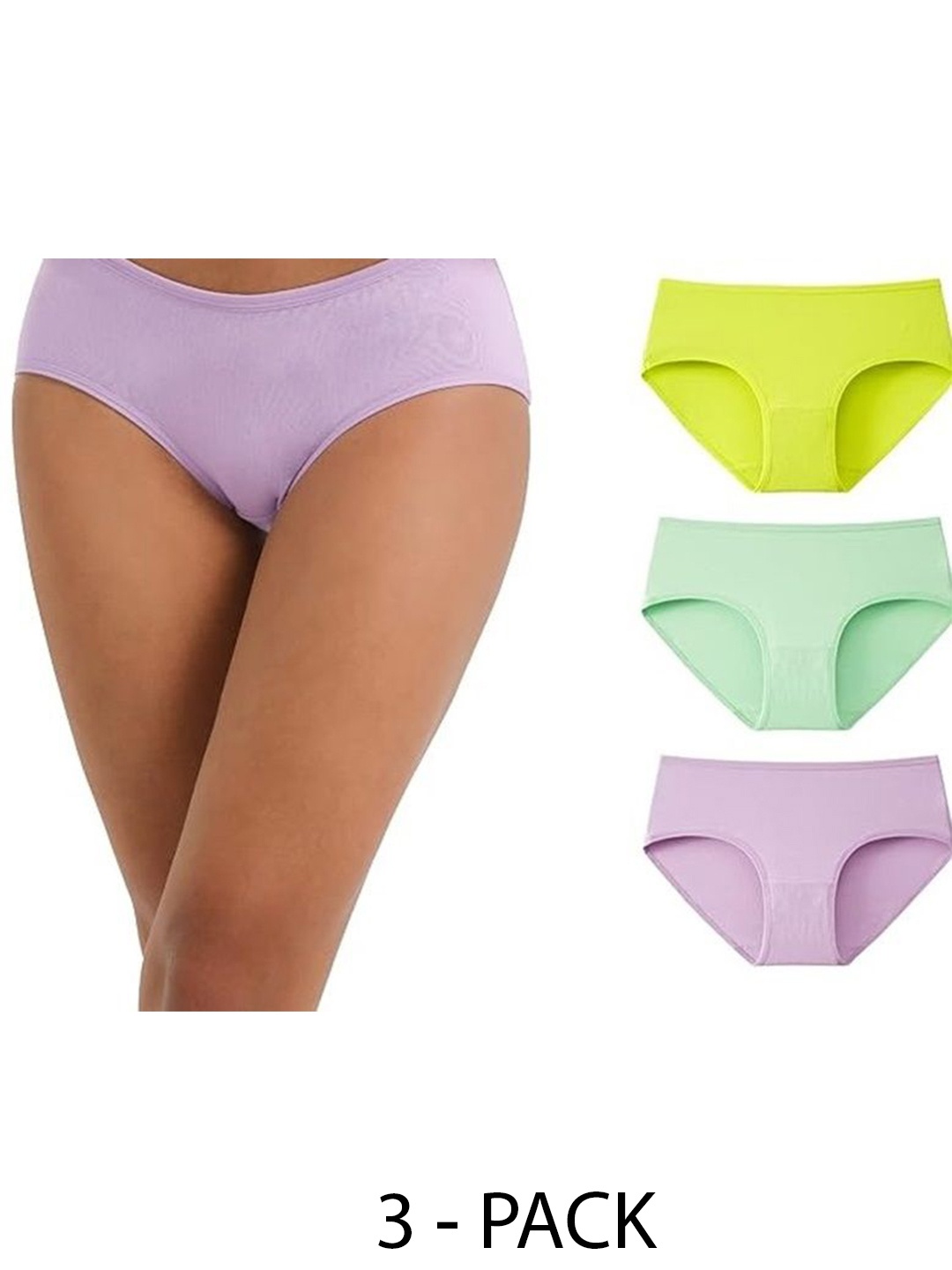 

Diving Deep Pack of 3 Cotton Hipster Briefs, Grey