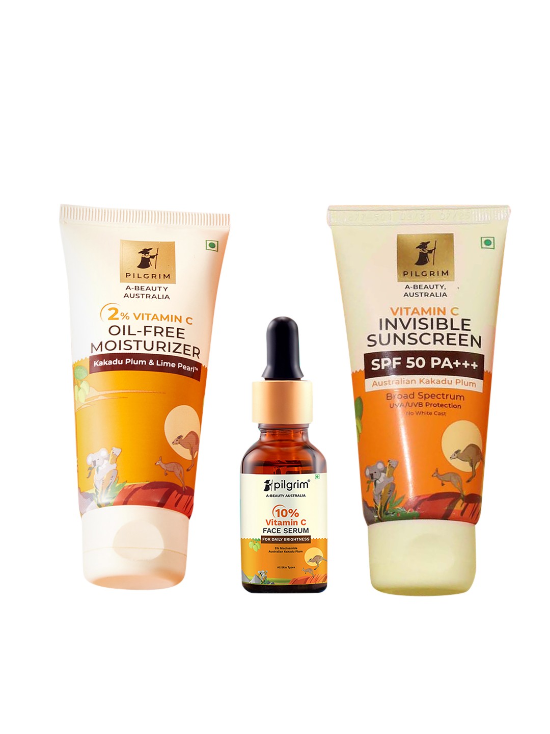 

Pilgrim Vitamin C Skincare Combo, Orange