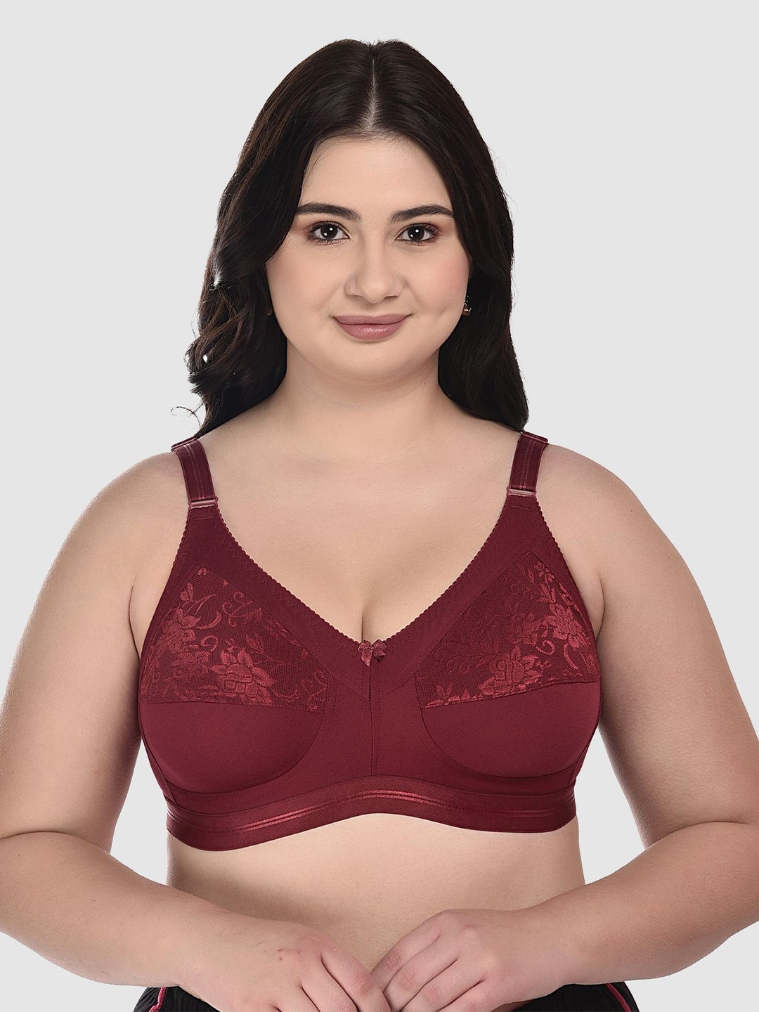 

DressBerry Bra Full Coverage, Maroon