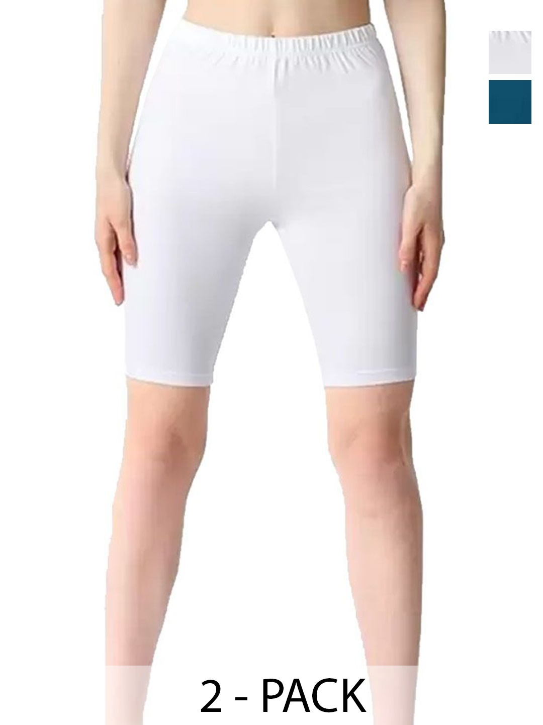 

Diving Deep Women Pack Of 2 Cotton Boy Shorts Briefs, Blue