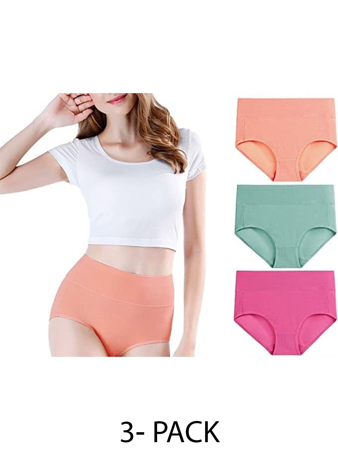 

Diving Deep Women Pack of 3 Hipster Briefs, Multi
