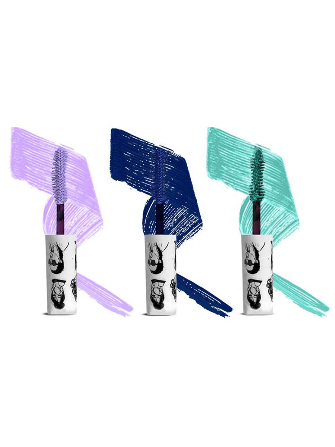 

Elitty Set Of 3 Mermaid Waterproof Mascara - 5 ml Each - Ok Boomer - No Cap - Queen Energy, Purple