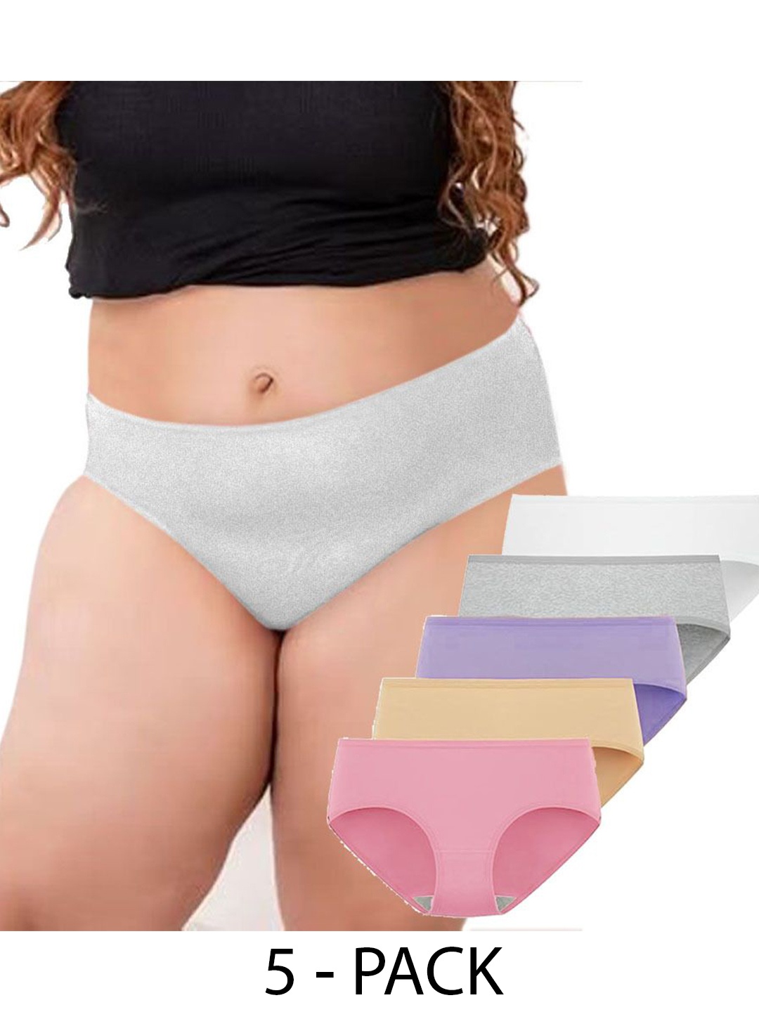 

Diving Deep Pack of 5 Hipster Briefs, Multi