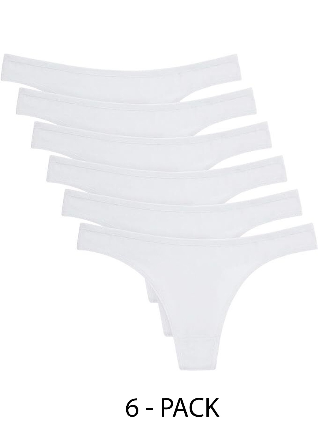 

Diving Deep Pack of 6 Thongs Briefs, Multi