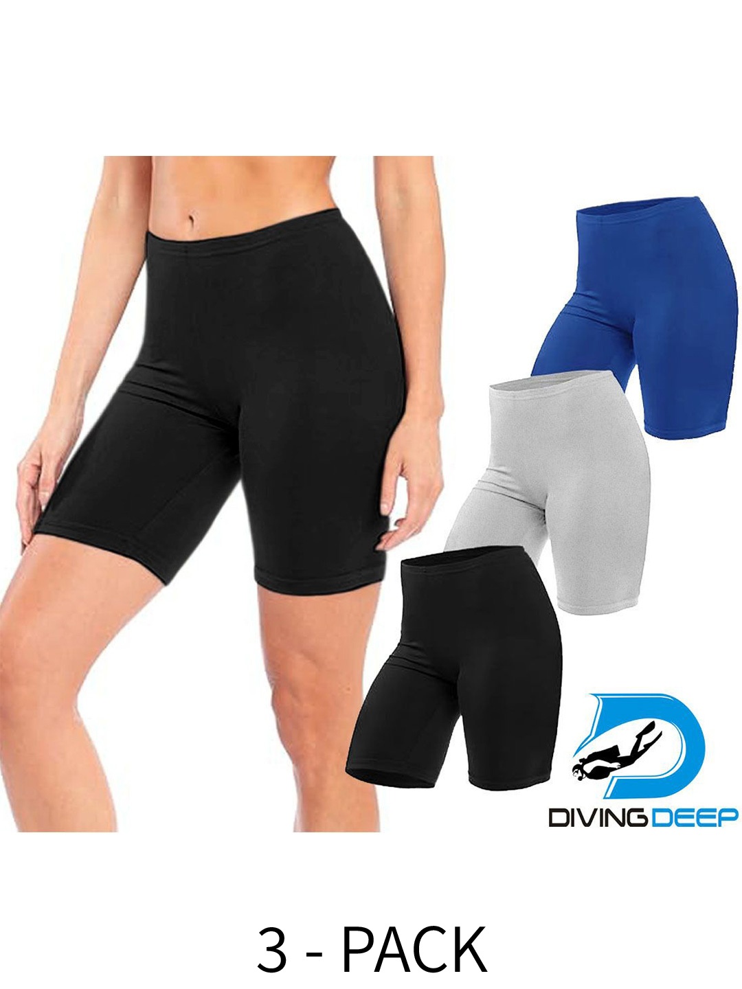 

Diving Deep Pack of 3 Boy Shorts Briefs, Multi