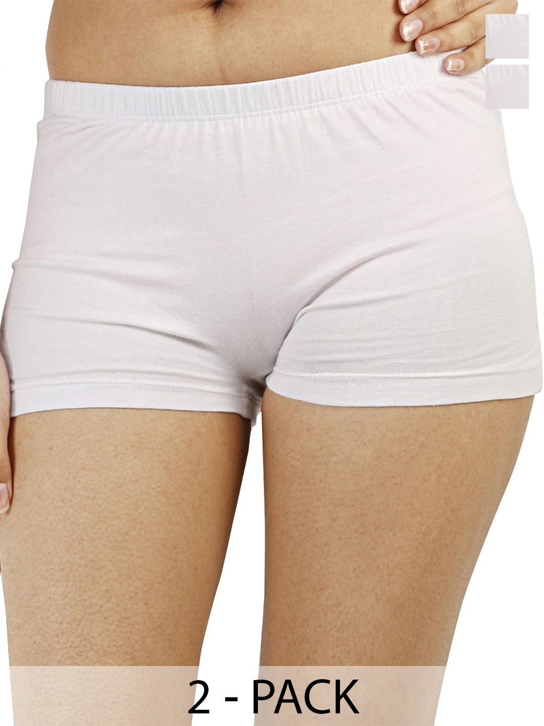 

Diving Deep Pack of 2 Boy Shorts Briefs, White