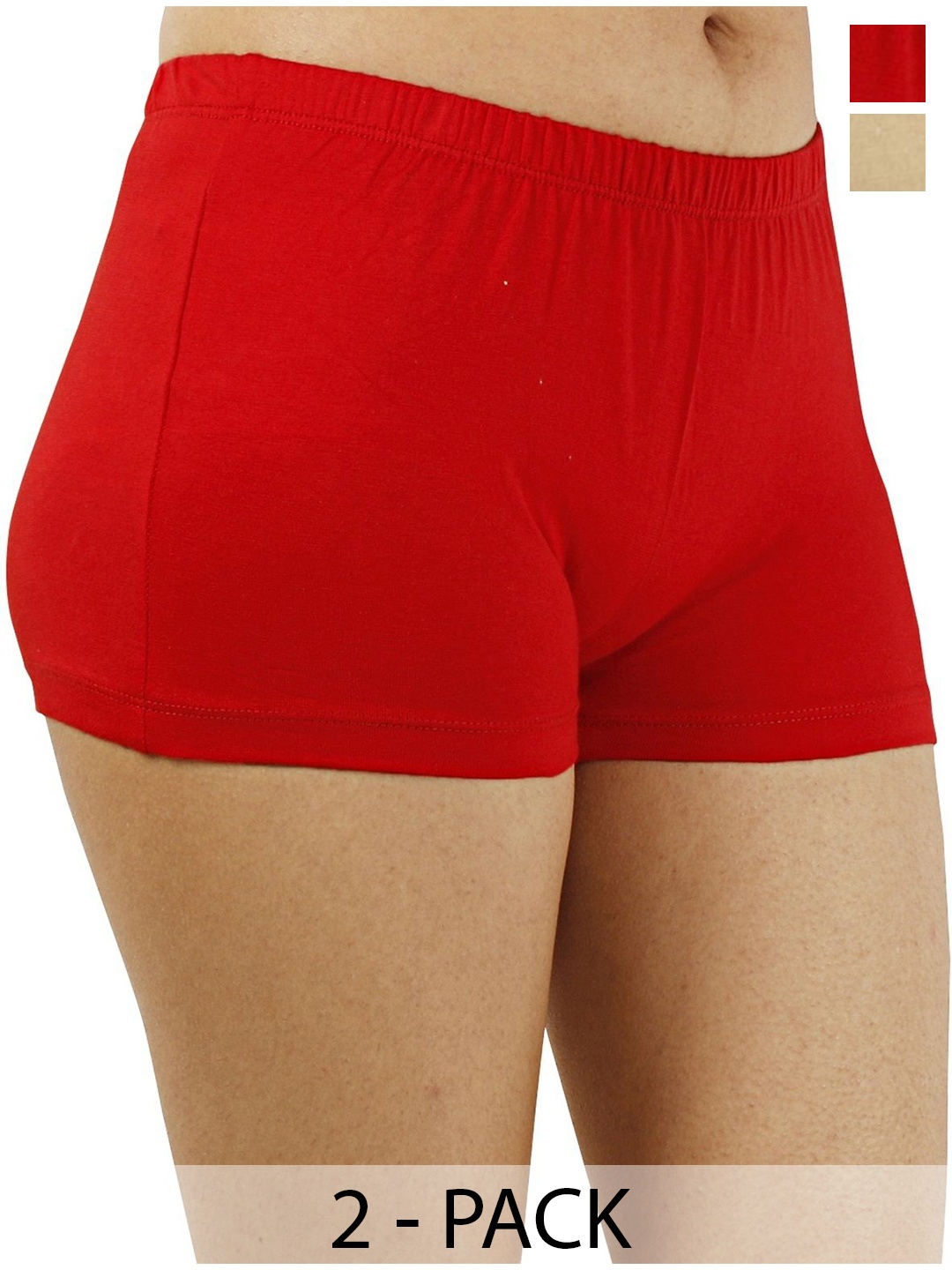 

Diving Deep Pack of 2 Boy Shorts Briefs, Red