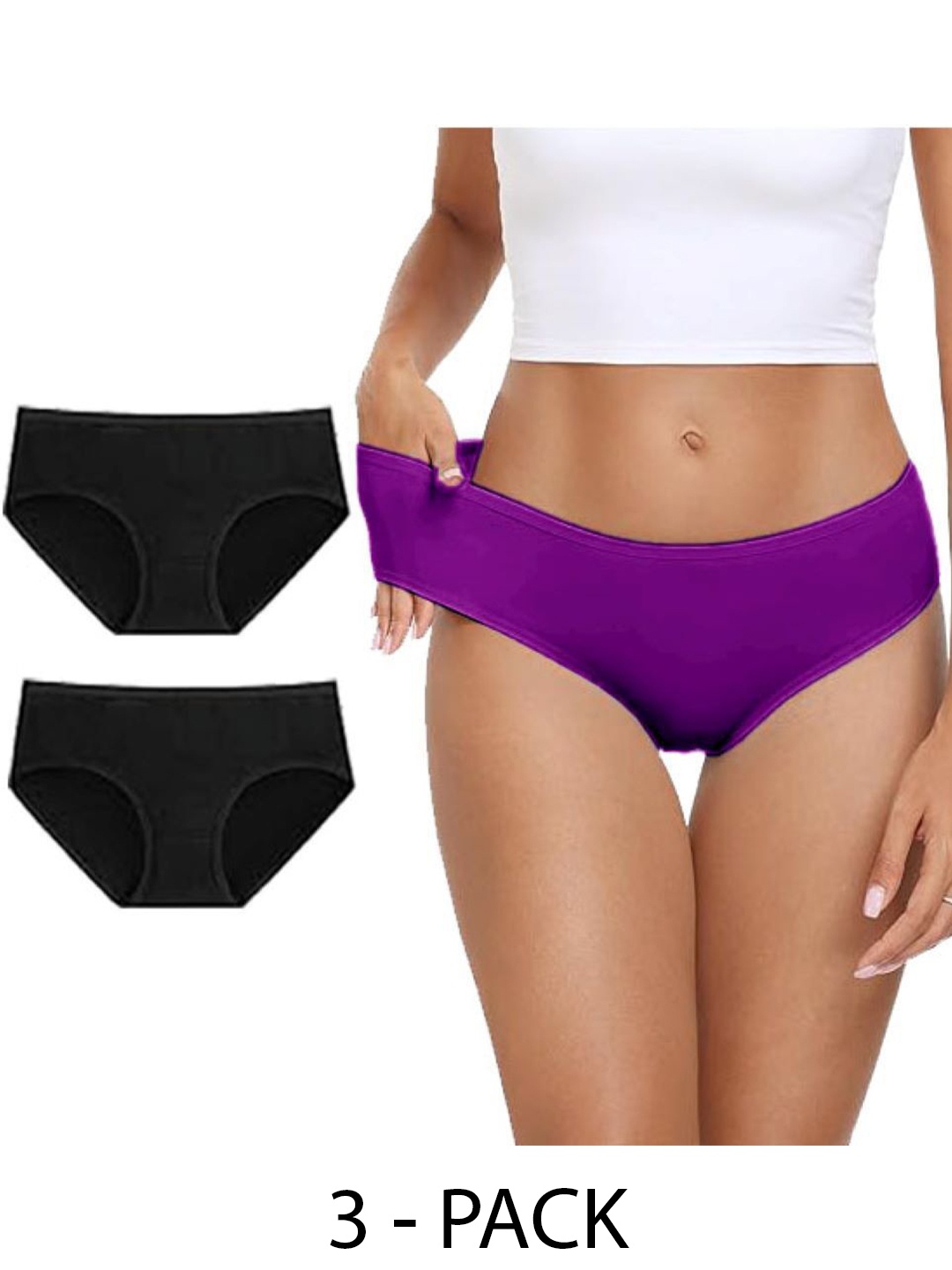 

Diving Deep Pack of 3 Hipster Briefs, Multi