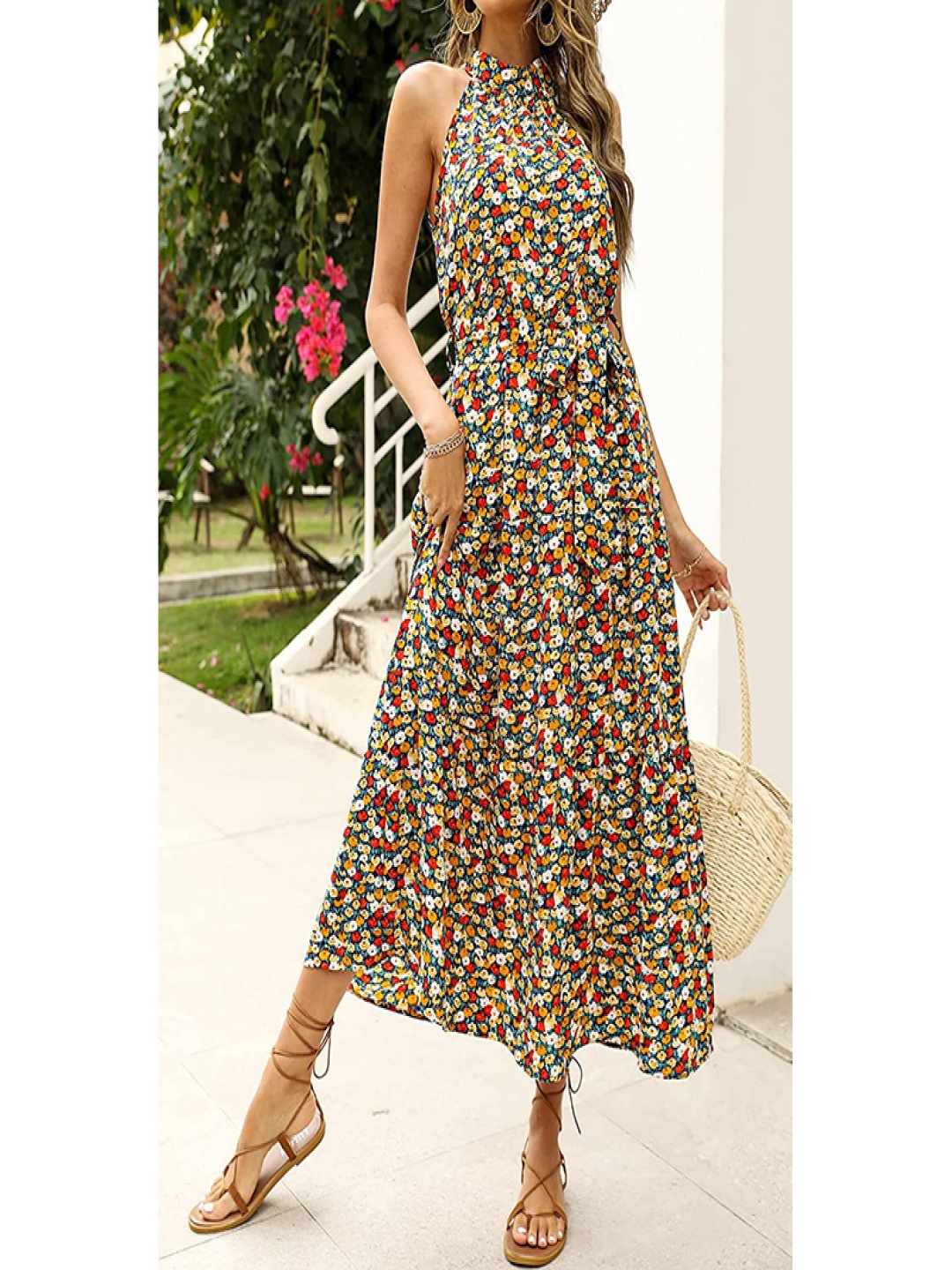 

StyleCast Floral Print Maxi Dress, Multi