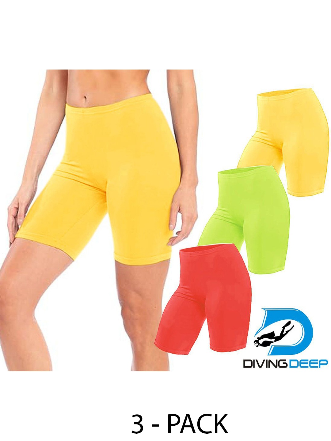 

Diving Deep Pack of 3 Boy Shorts Briefs, Multi