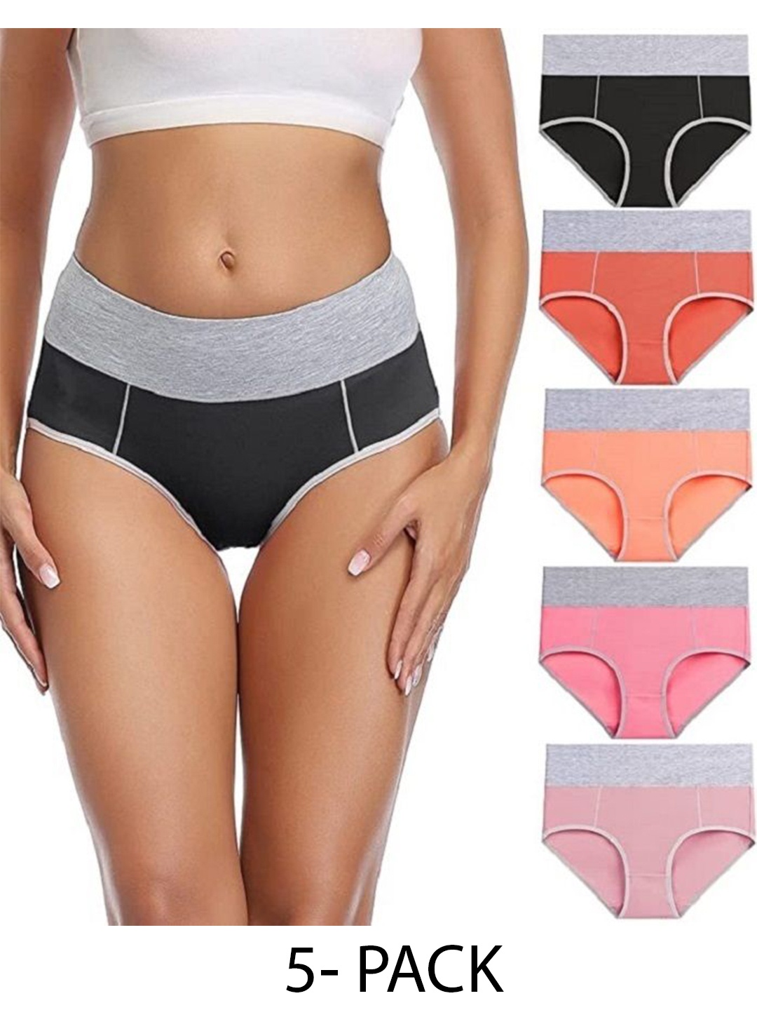 

Diving Deep Pack of 5 Hipster Briefs, Multi