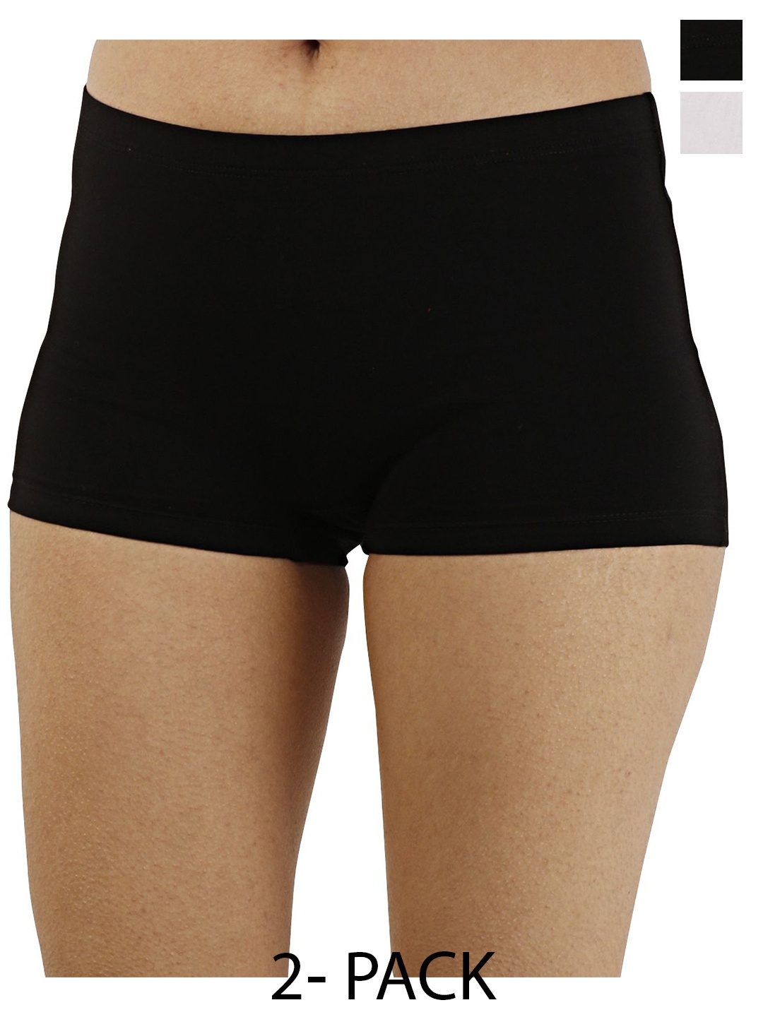 

Diving Deep Pack of 2 Cotton Boy Shorts Briefs, Black