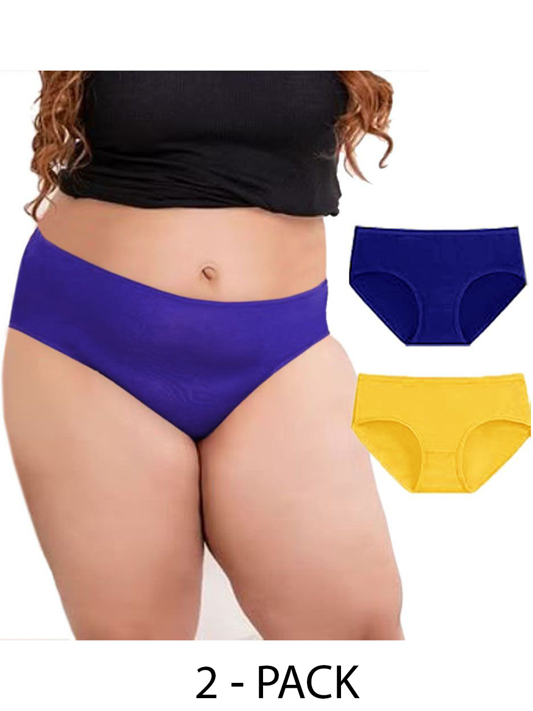 

Diving Deep Pack of 2 Cotton Hipster Briefs, Purple