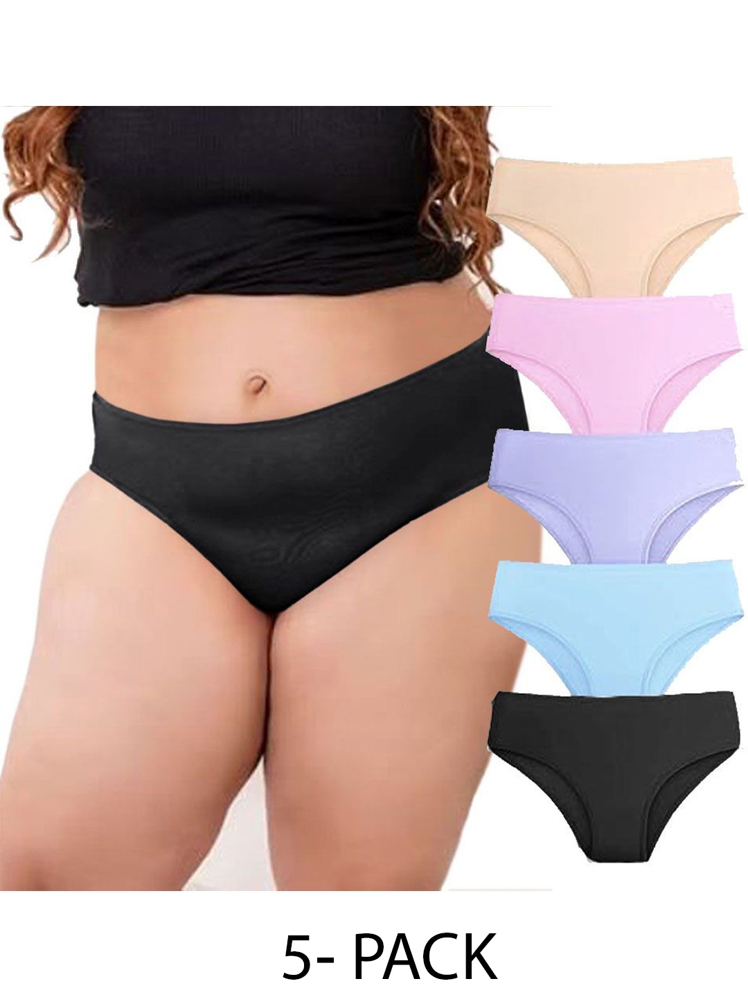 

Diving Deep Pack of 5 Hipster Briefs, Multi