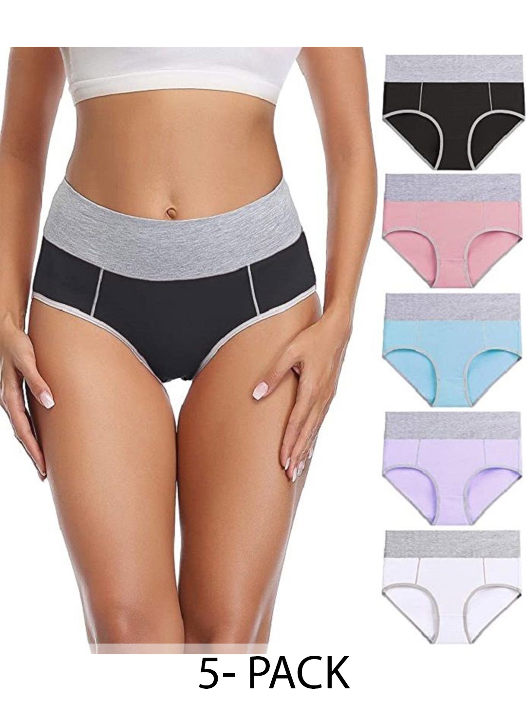 

Diving Deep Pack of 5 Hipster Briefs, Multi