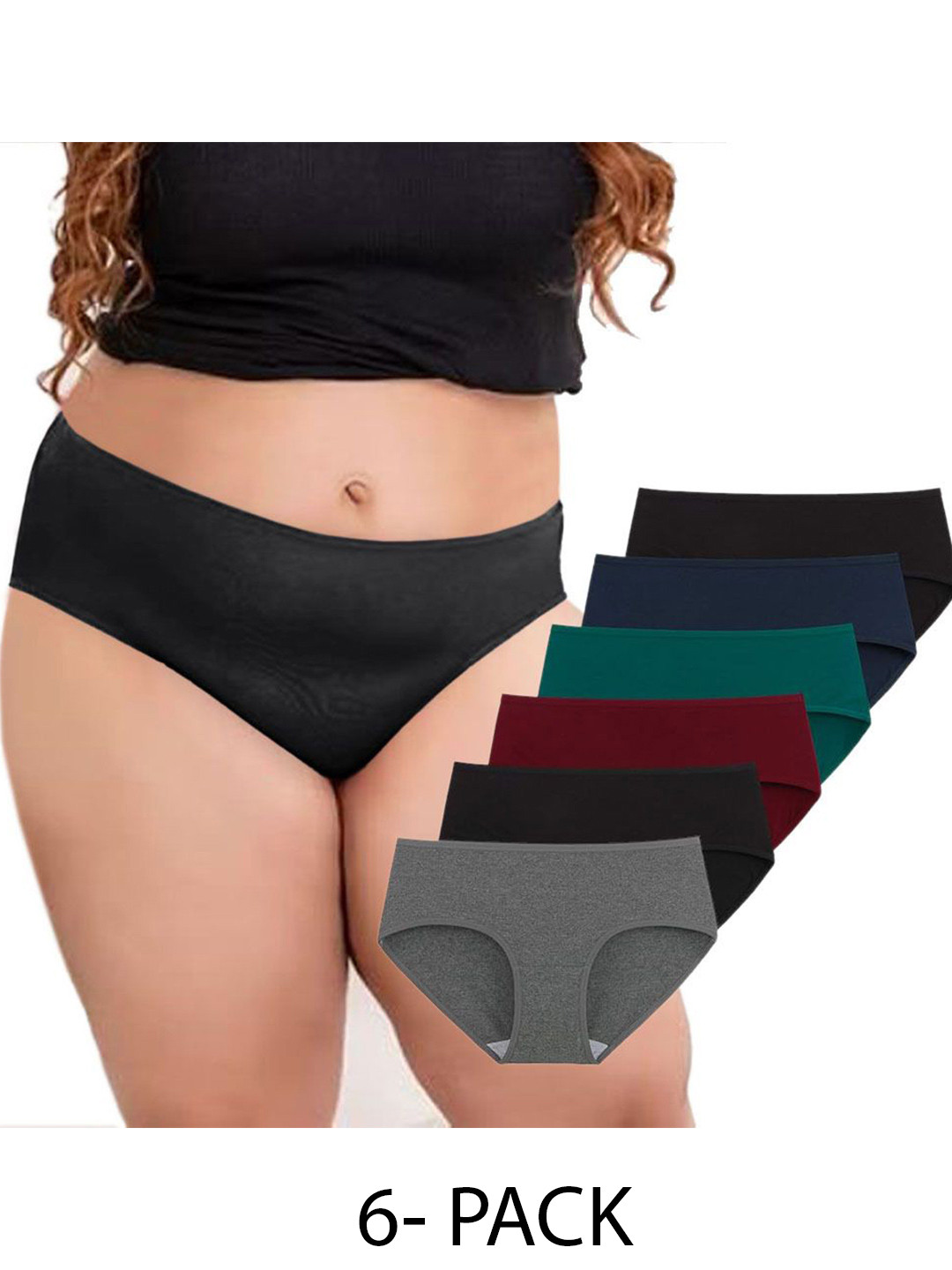 

Diving Deep Pack of 6 Hipster Briefs, Multi