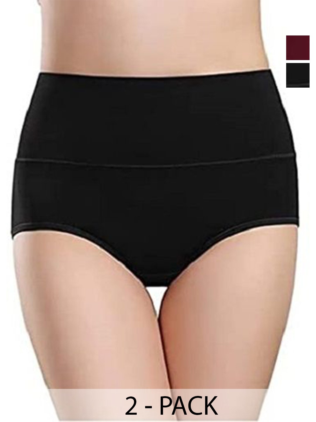 

Diving Deep Pack of 2 Hipster Briefs, Black
