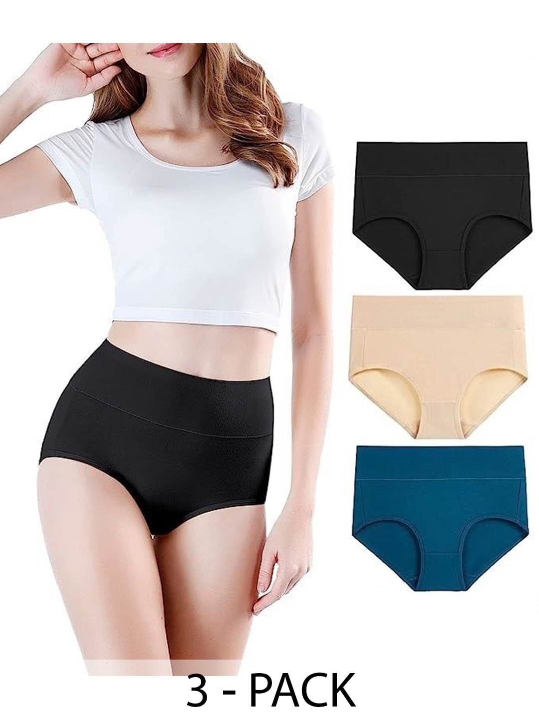 

Diving Deep Pack of 3 Hipster Briefs, Multi