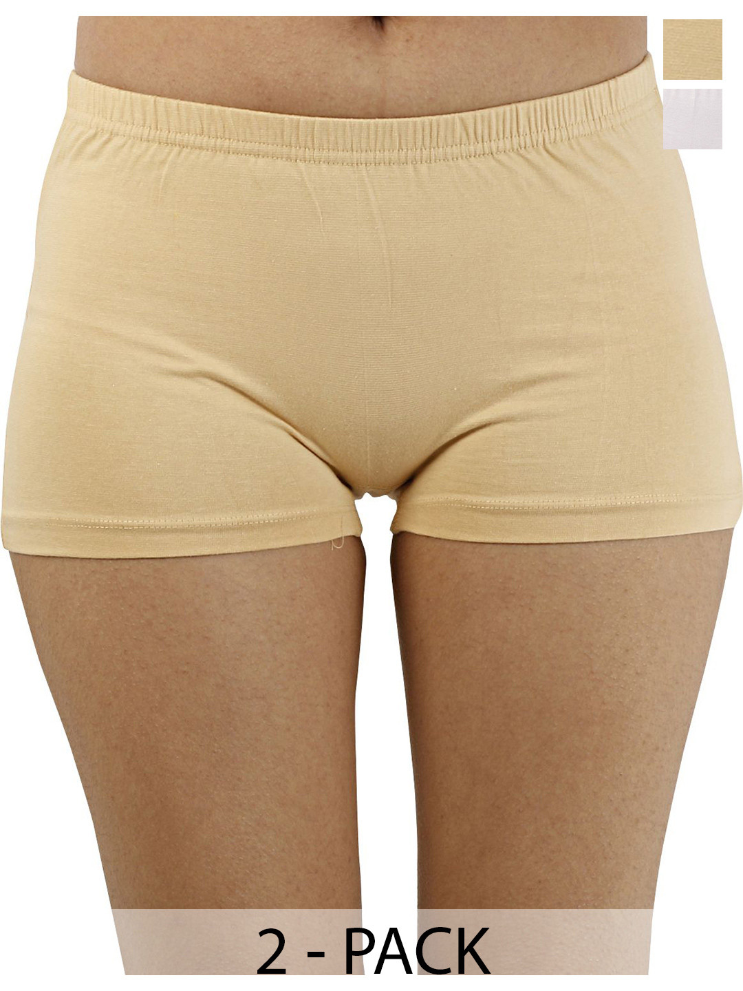 

Diving Deep Pack of 2 Boy Shorts Briefs, Beige