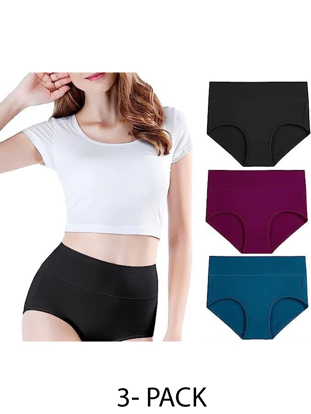 

Diving Deep Pack of 3 Hipster Briefs, Multi