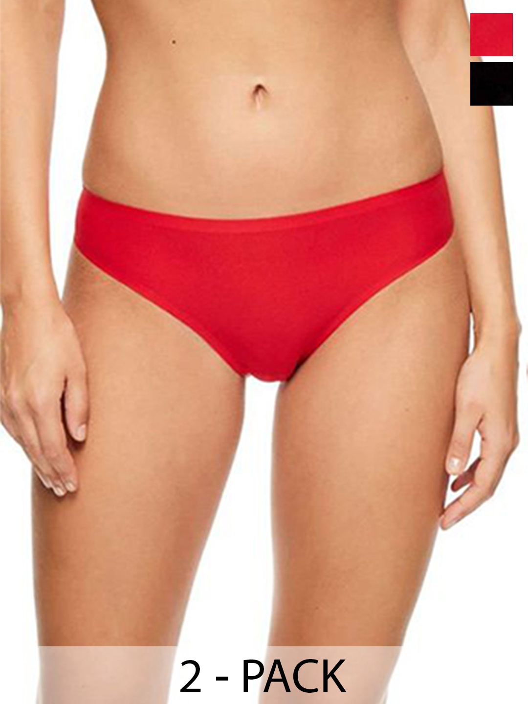 

Diving Deep Pack of 3 Thongs Briefs, Red