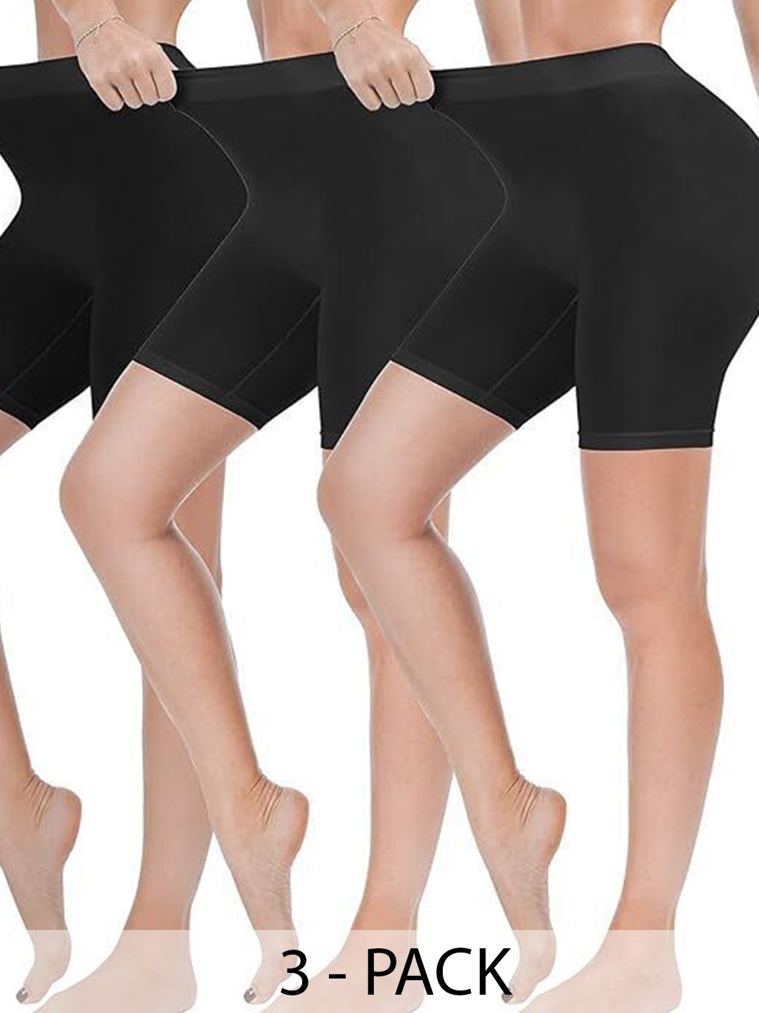 

Diving Deep Women Pack of 3 Boy Shorts Briefs, Assorted