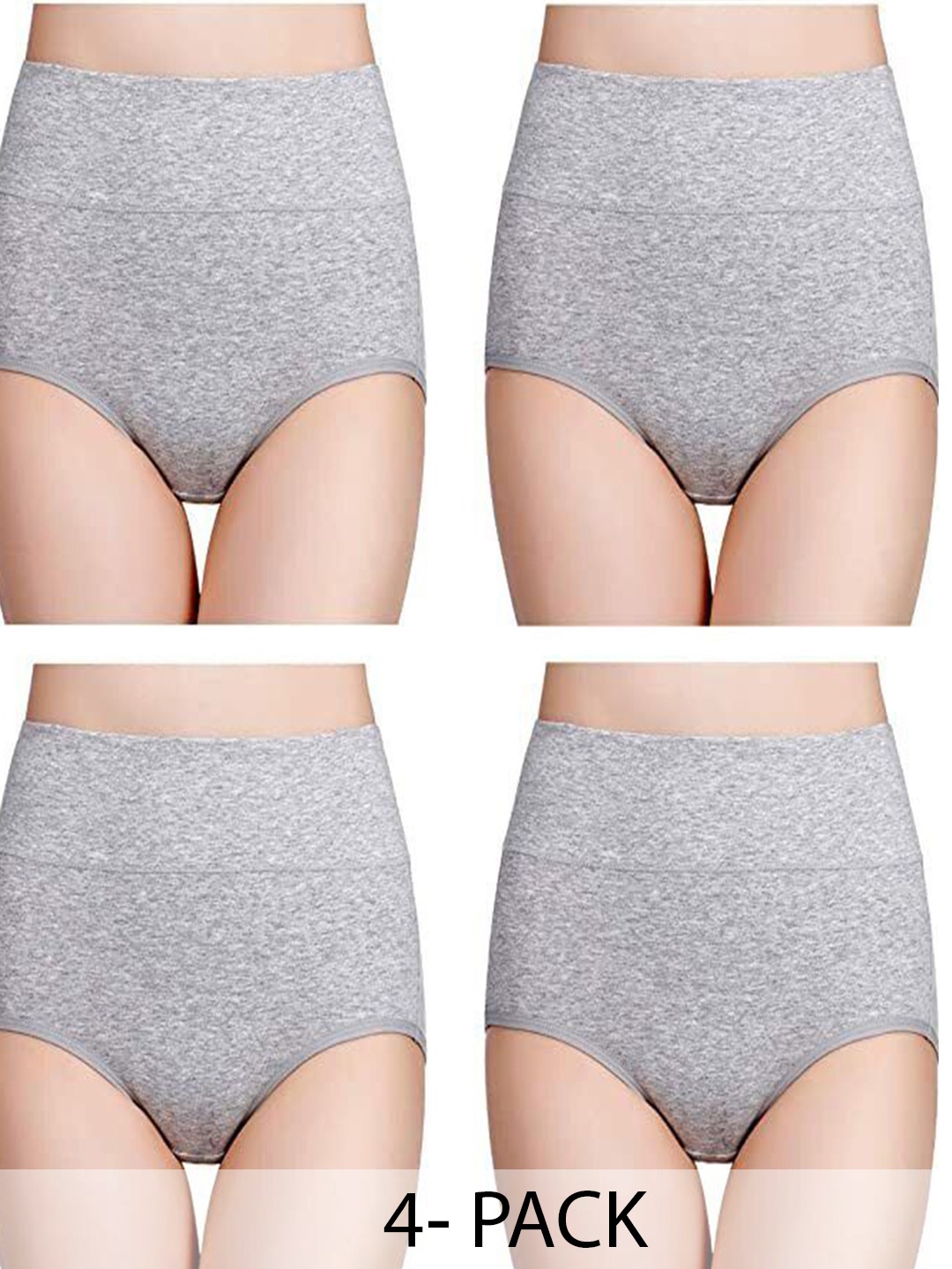 

Diving Deep Pack of 4 Hipster Briefs, Grey