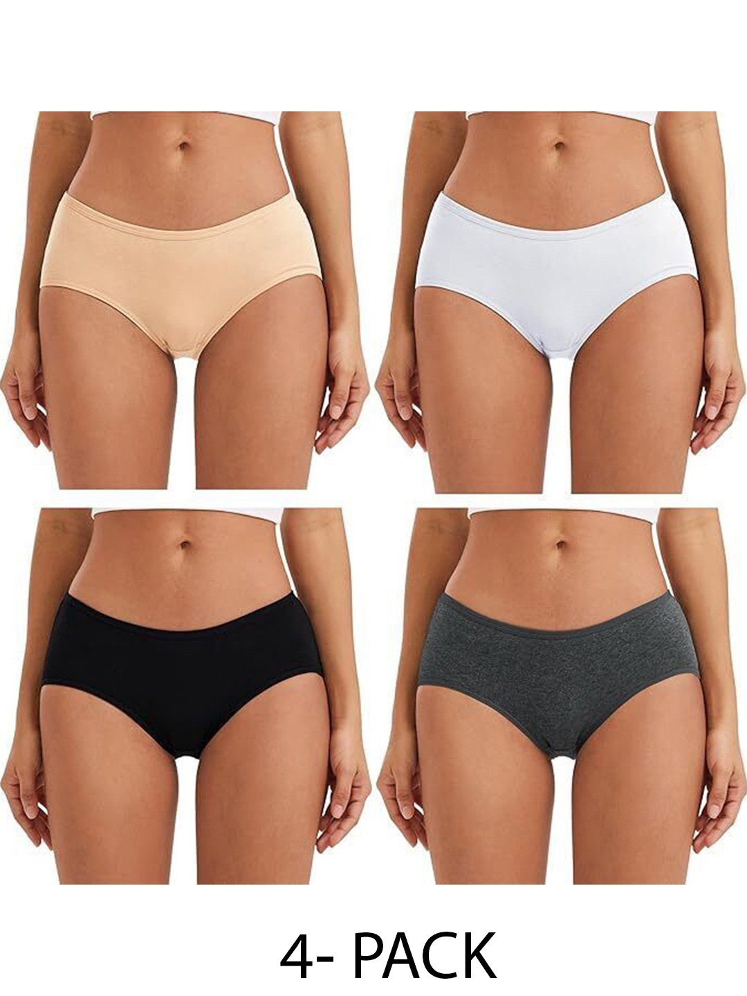 

Diving Deep Pack of 4 Hipster Briefs, Multi
