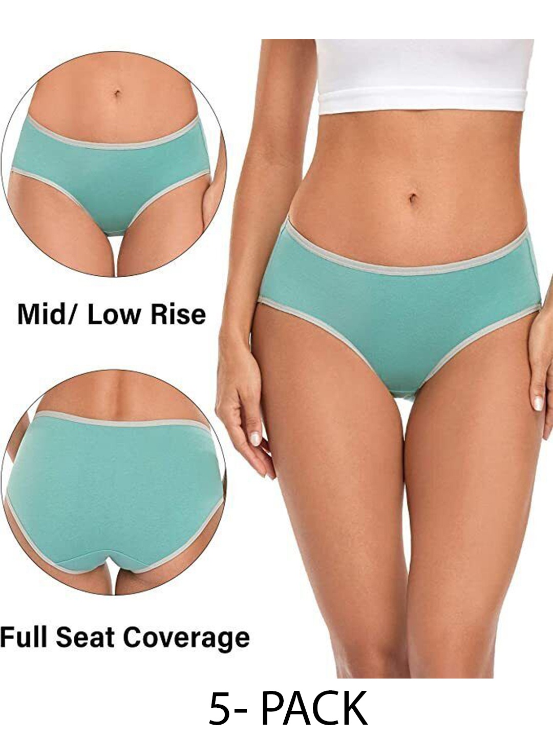 

Diving Deep Pack of 5 Hipster Briefs, Multi