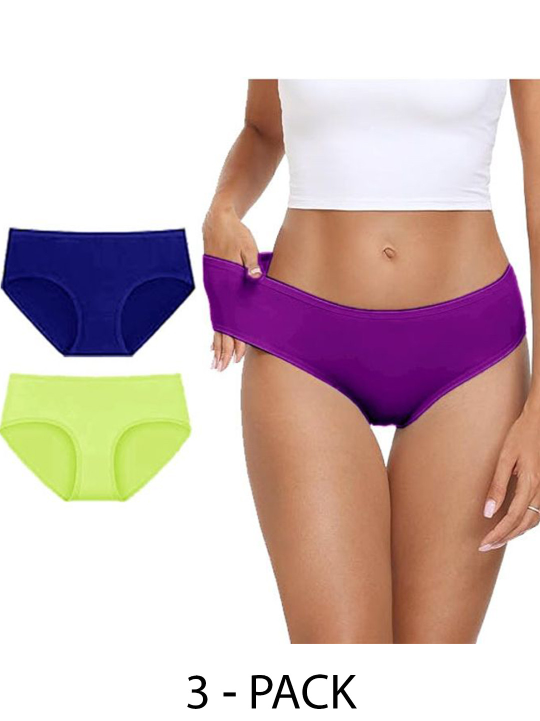 

Diving Deep Pack of 3 Hipster Briefs, Multi