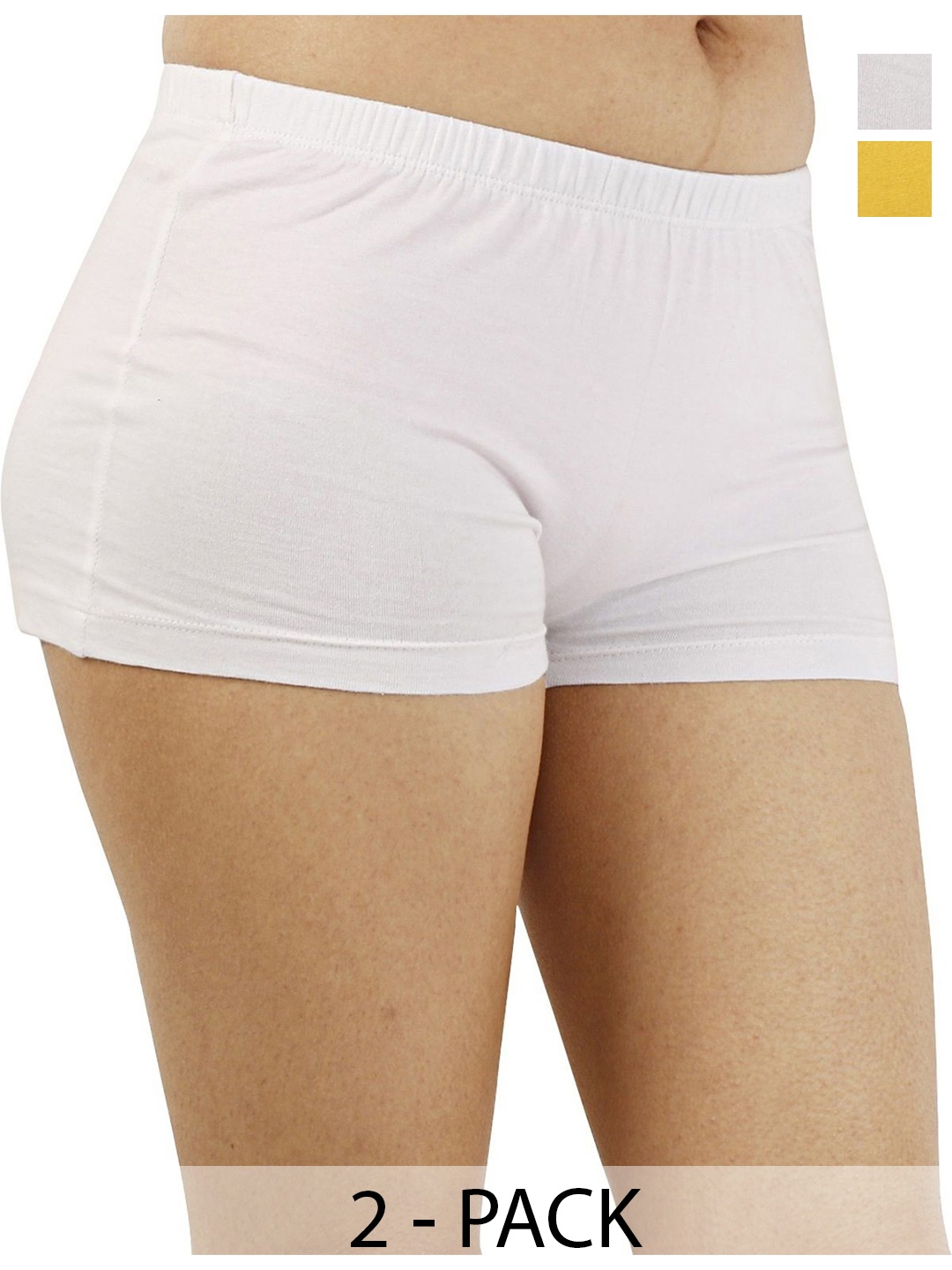 

Diving Deep Pack of 2 Boy Shorts Briefs, White