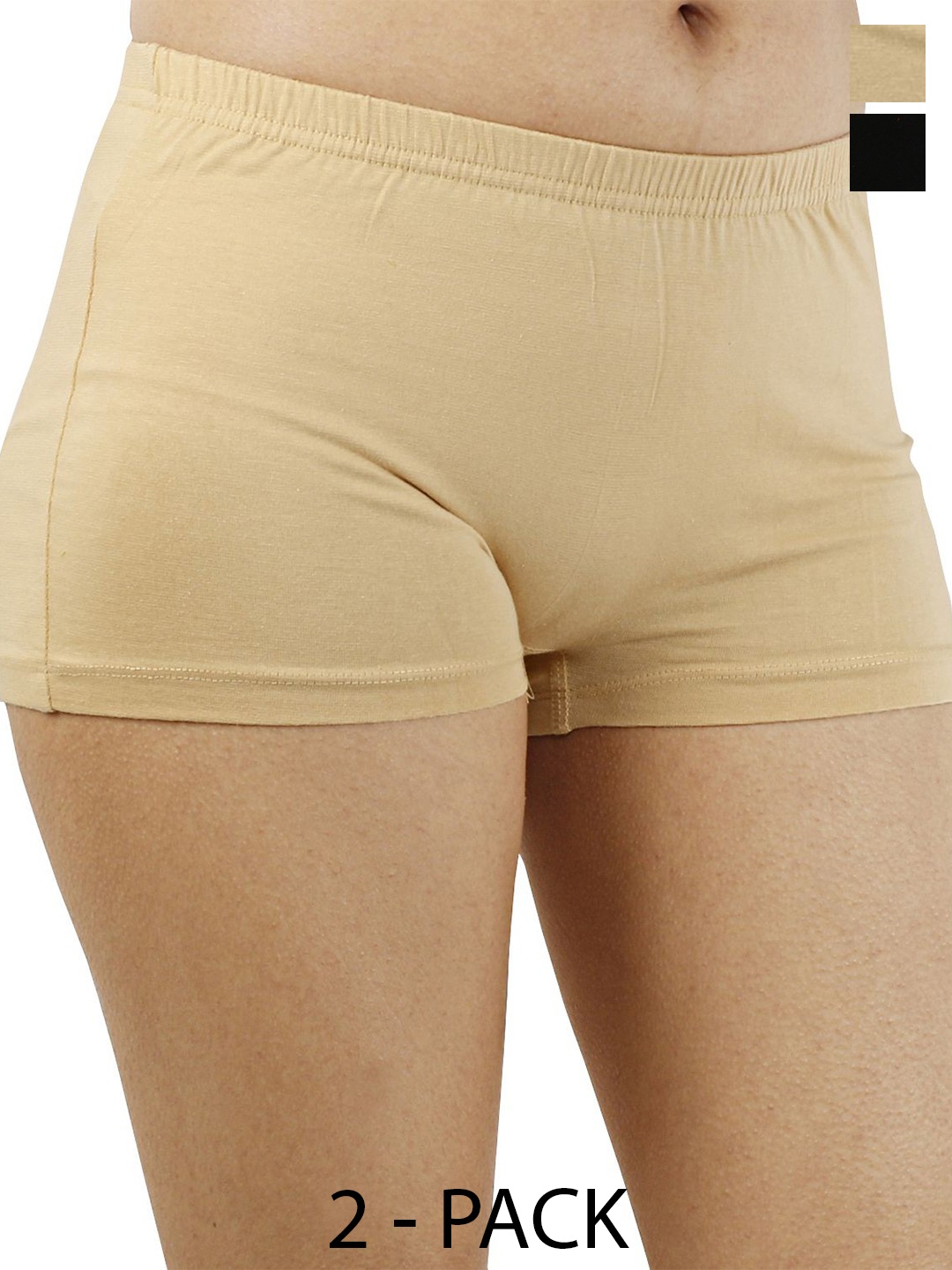 

Diving Deep Pack of 2 Boy Shorts Briefs, Beige