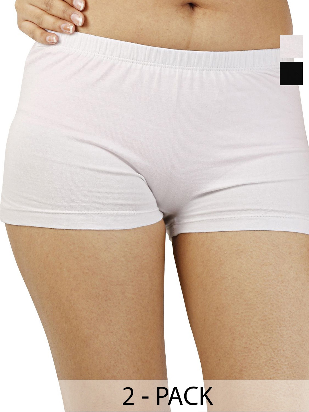 

Diving Deep Pack of 3 Cotton Boy Shorts Briefs, Black