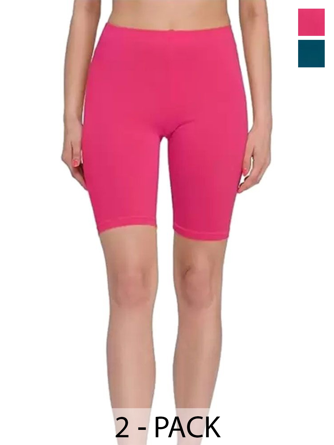

Diving Deep Women Pack of 2 Boy Shorts Briefs, Pink
