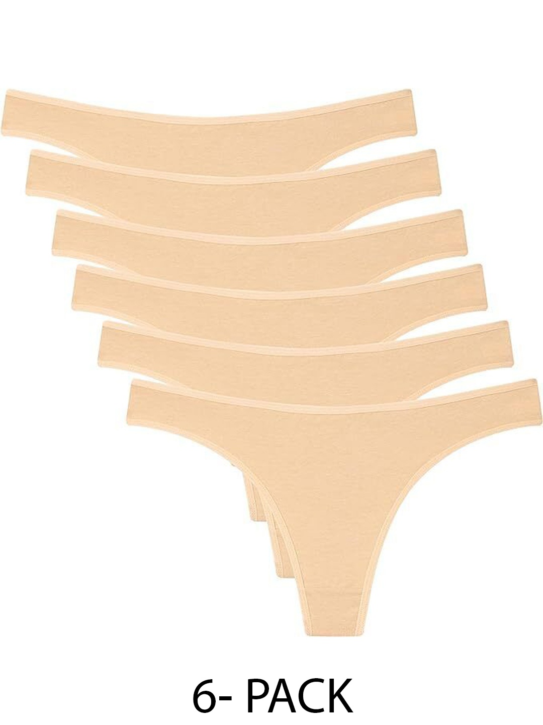 

Diving Deep Pack of 6 Thongs Briefs, Multi