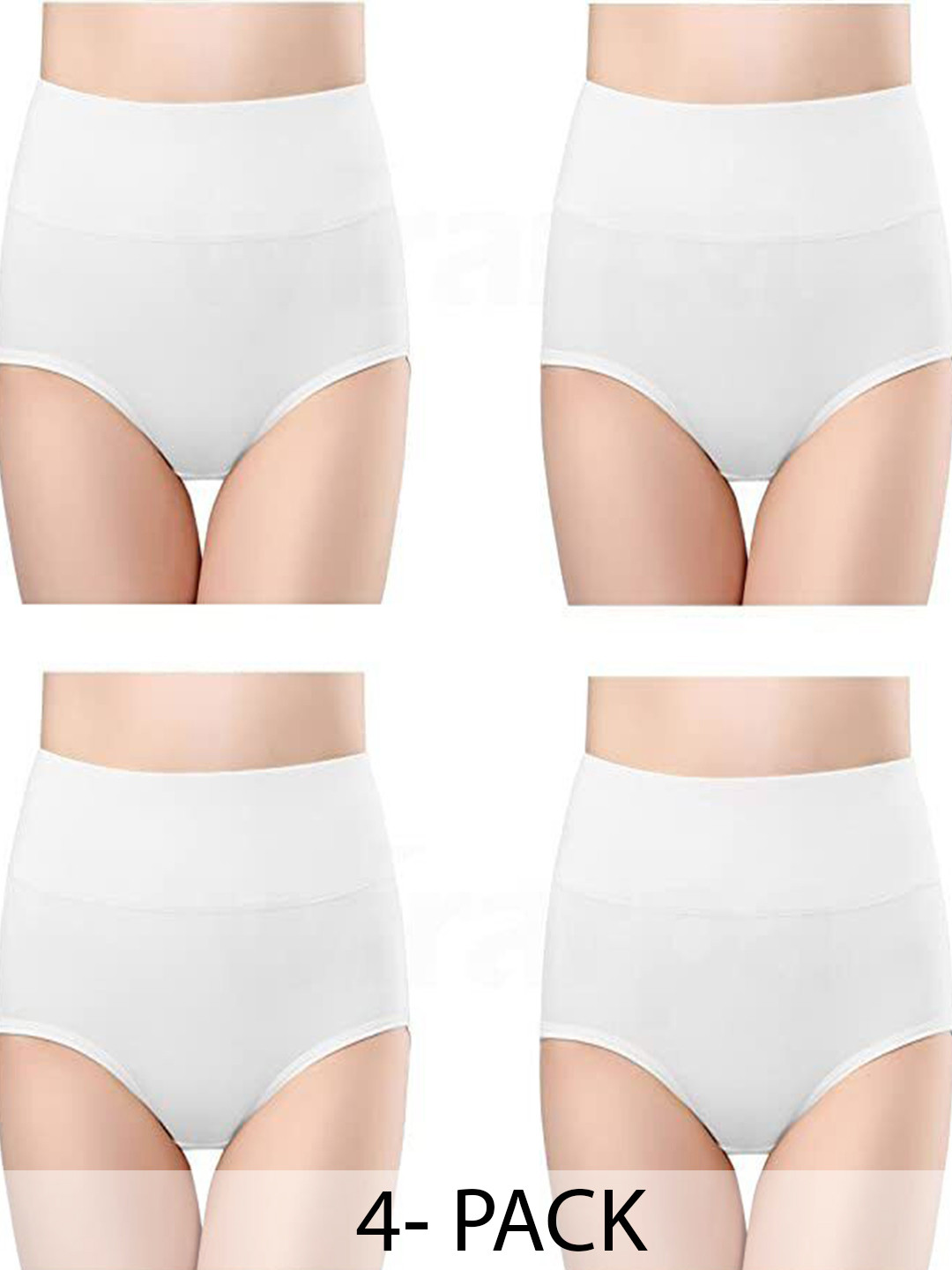 

Diving Deep Pack of 4 Hipster Briefs, White