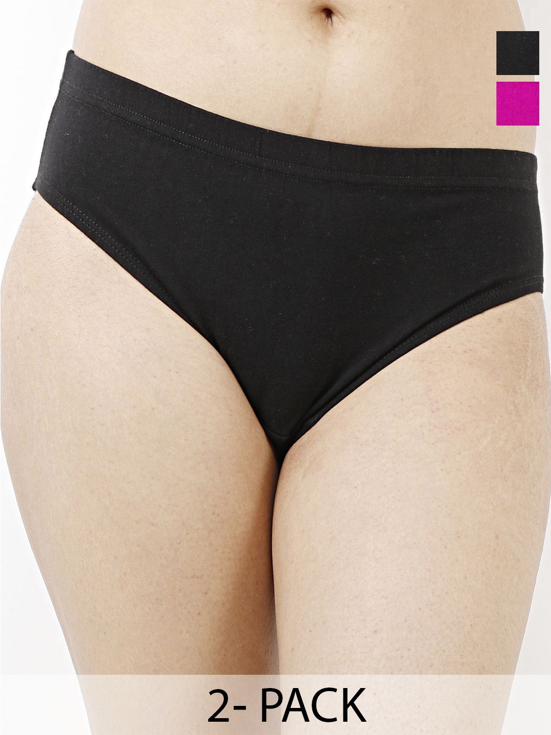 

Diving Deep Pack of 2 Hipster Briefs, Black
