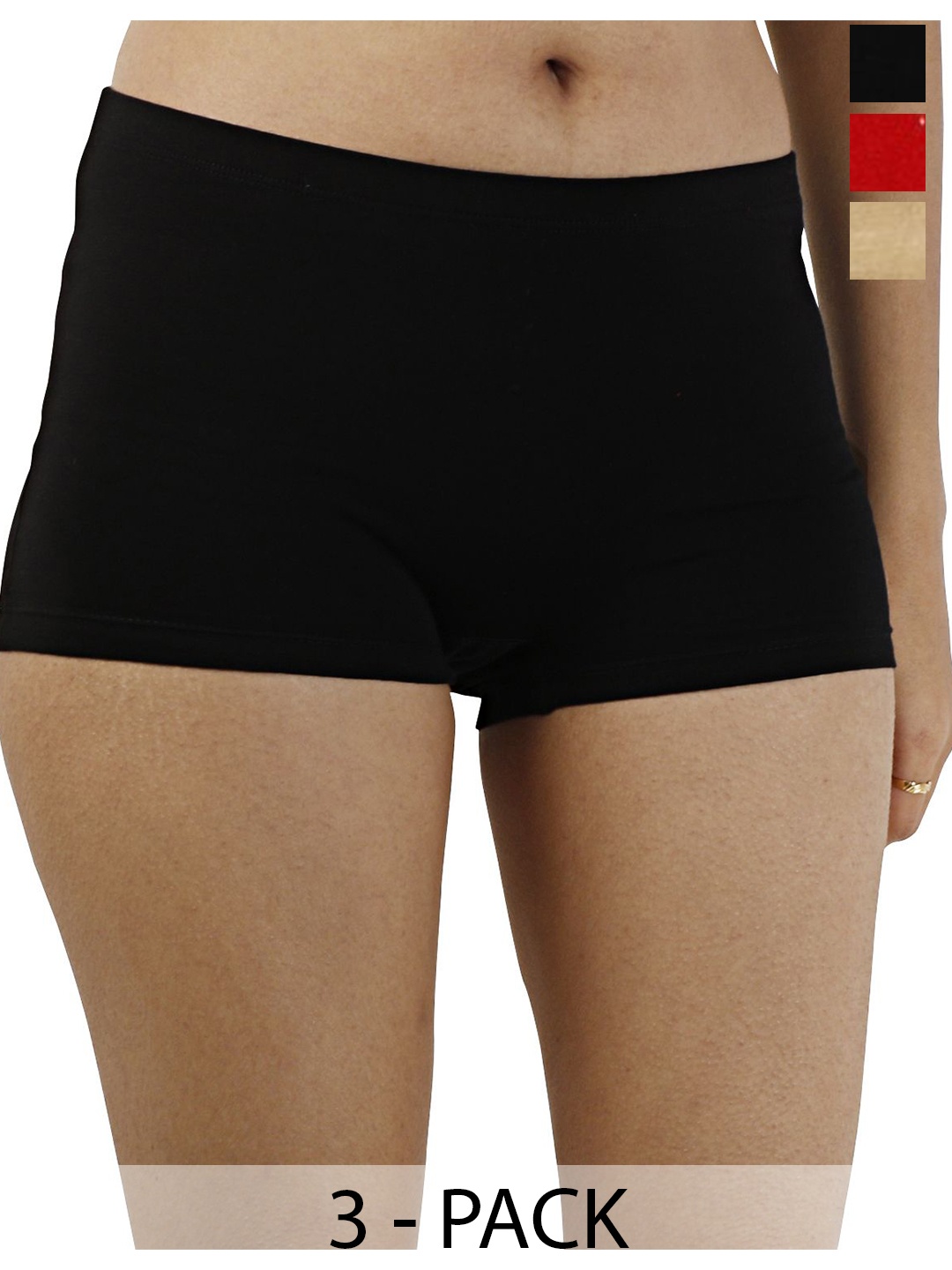 

Diving Deep Pack of 3 Boy Shorts Briefs, Multi