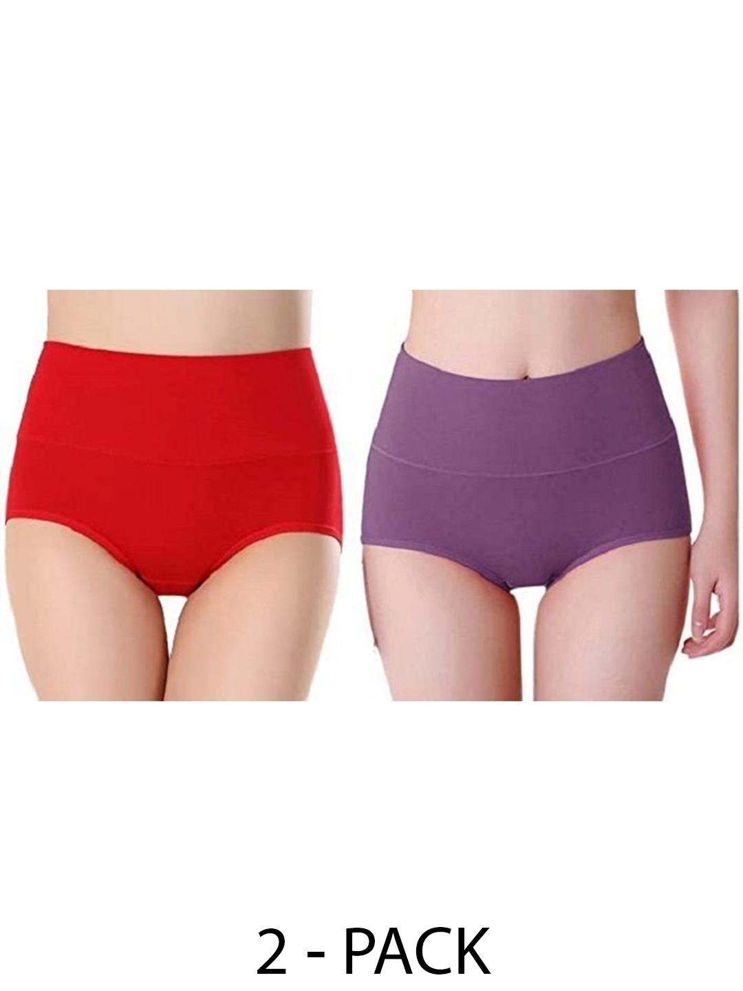 

Diving Deep Women Pack of 2 Hipster Briefs, Red