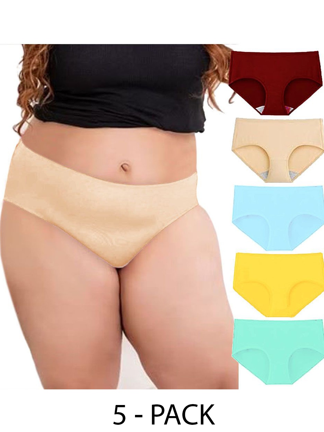 

Diving Deep Pack of 5 Hipster Briefs, Multi